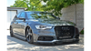 Splitter Audi A6 C7 S-Line Front v.1 Gloss Black