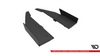 Splitter Mercedes-Benz C W205 C63 Facelift Rear Side Street Pro Black + Gloss Flaps