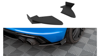 Splitter Audi TT 8S S-Line Facelift Tył Boczne Street Pro Black-Red + Gloss Flaps
