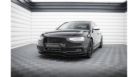 Splitter Audi S4 B8 Facelift przód v.2 Gloss Black