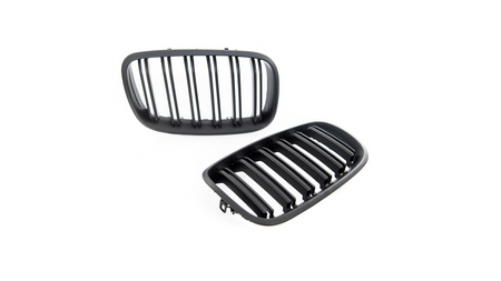 Grill BMW X6 E71 E72 X5 E70 Dual Line Matt Black