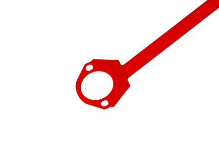 Rear upper strut bar Honda Civic VI  MB6 Red