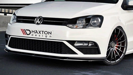 Splitter Volkswagen Polo V Facelift GTI Front v.1 Gloss Black