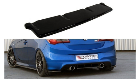 Splitter Opel Corsa E OPC VXR Rear Central Gloss Black