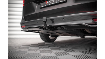 Splitter Mercedes-Benz V W447 Facelift Rear Central with Diffuser Gloss Black