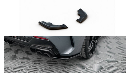 Rear Side Splitters V.3 for BMW 1 F40 M-Pack/ M135i Gloss Black