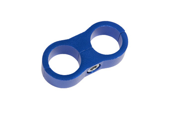 Mocowanie uchwyt przewodów 24mm podwójne aluminium