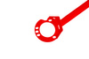 Front upper strut bar BMW Z4 E89 Red