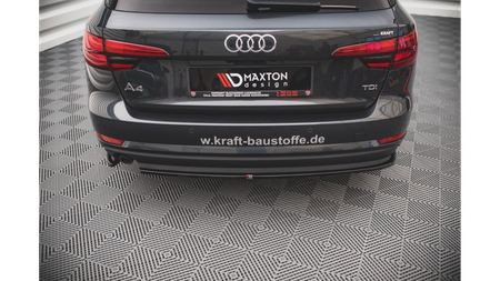 Splitter Audi A4 B9 Avant Tył Boczne Gloss Black