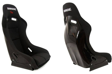 Fotel sportowy GTR Large Welur Bride Czarny