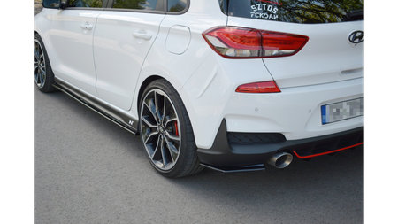 Splitter Hyundai i30 III N Rear Side Gloss Black
