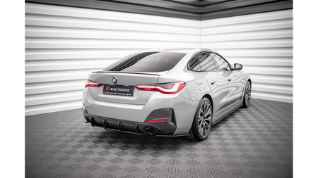 Splitter BMW 4 G26 M-Pack Rear Side Street Pro Black