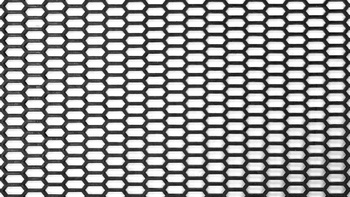Siatka ABS Honey Comb Black 120*40cm 20x8mm