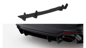 Diffuser Audi RS5 F5 Rear Street Pro Black-Red