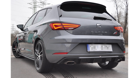 Diffuser Seat Leon Cupra III Facelift Rear Valance v.1 Gloss Black