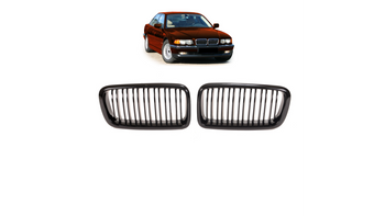 Grill BMW 7 E38 podwójne żeberka Gloss Black