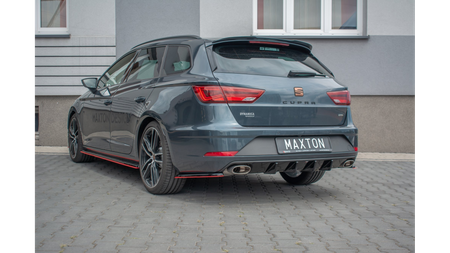 Dokładka Seat Leon Cupra III Facelift Sportstourer Tył v.1 Gloss Black