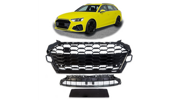 Grill Audi A4 B9 Facelift Gloss Black