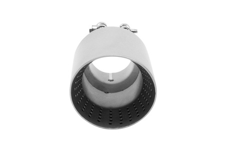 Exhaust Tip 89mm enter 51mm Brushed Chrome
