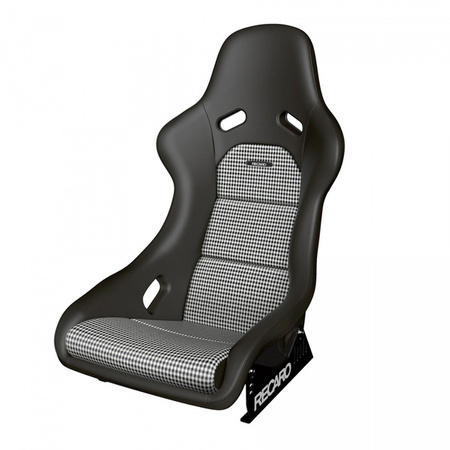 Racing Seat Recaro Rennschalen (ABE) / Racing shells (ABE) Pole Position Classic Line Leather Black / Pepita