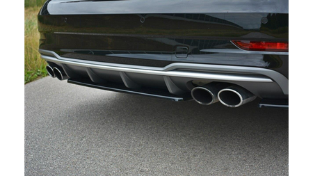 Splitter Audi S3 8V Facelift Rear Central Gloss Black