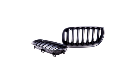 Grill BMW X3 E83 pojedyncze żeberka Matt Black