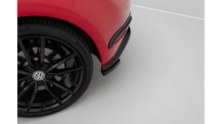 Splitter Volkswagen Golf R R-Line Mk7 Tył Boczne Facelift Red