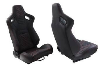 Fotel Racer skóra Black