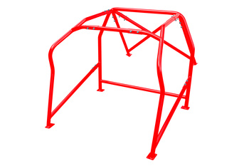 Bolt-in Roll Cage Honda Civic VI HB EK Red