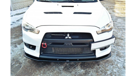 Splitter Mitsubishi Lancer Evo X Front v.1 Gloss Black