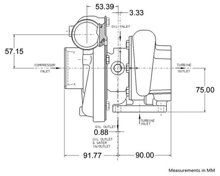 Garrett Turbocharger GT3071R Super Core