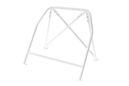 Rollbar skręcana pół klatka Fiat Punto 2 White