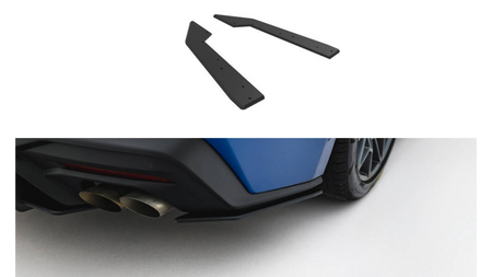 Splitter Ford Mustang GT Mk7 Rear Side Street Pro Black