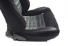 Racing seat RAPID Bride Velvet Black Grey