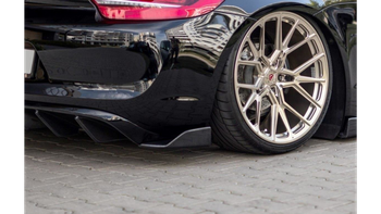 Splitter Porsche Cayman II 981C Rear Side