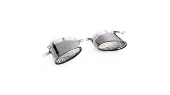 Diffuser Audi A7 C7 Facelift Rear with Pipes