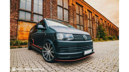 Splitter Volkswagen T6 przód v.1 Gloss Black