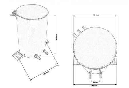 Zbiornik Paliwa Swirl Pot 5L TurboWorks 