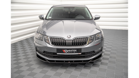 Splitter Skoda Octavia III Facelift Front v.2 Gloss Black