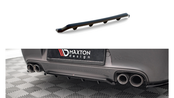 Central Rear Splitter (with vertical bars) Porsche 911 Carrera / Carrera GTS 997 Facelift Gloss Black