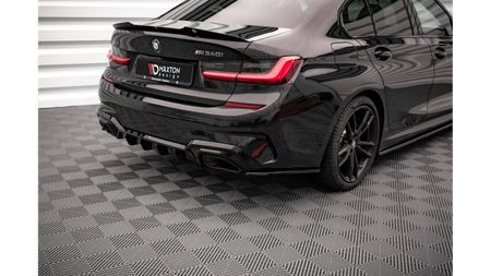 Splitter BMW 3 G20 G21 M-Pack Rear Side v.3 Gloss Black