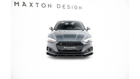Splitter Audi A5 F5 Facelift Black Front Street Pro + Gloss Flaps