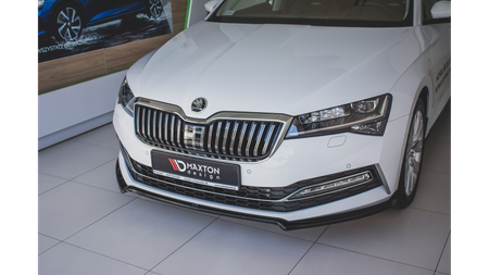 Splitter Skoda Superb III Facelift Front v.1 Gloss Black