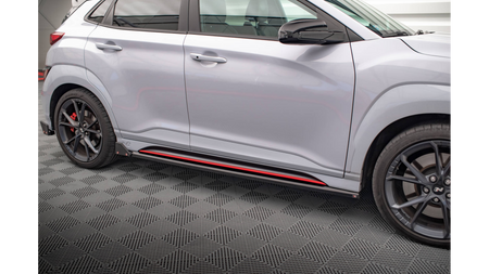 Side Skirts Hyundai Kona N Mk1 Flaps v.1 Gloss Black