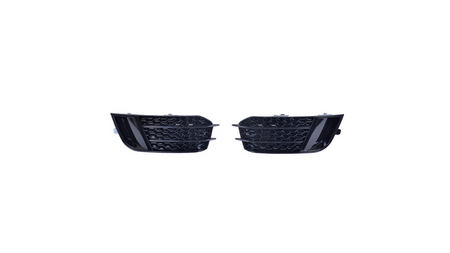 Fog Light Covers Audi A1 8X Gloss Black