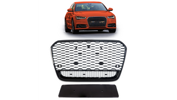 Grill Audi A6 C7 Facelift Gloss Black