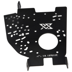 Podstawa Płyta do zamocowania hamulca ręcznego otworowana do tunelu BMW E46 ENG Black