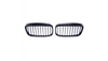 Grill BMW 2 F45 pojedyncze żeberka Matt Black