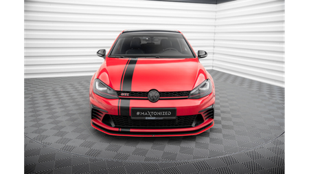 Splitter Volkswagen Golf 7 GTI CLUBSPORT przód Red