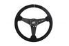 Steering wheel SLIDE 350mm offset:20mm Suede Grey